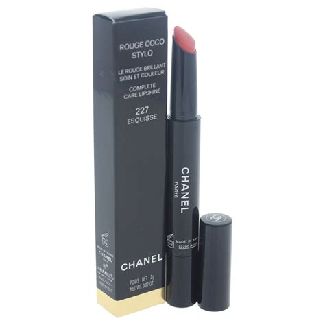 chanel rouge coco stylo 227 esquisse|Chanel Esquisse & Fiction Rouge Coco Stylos .